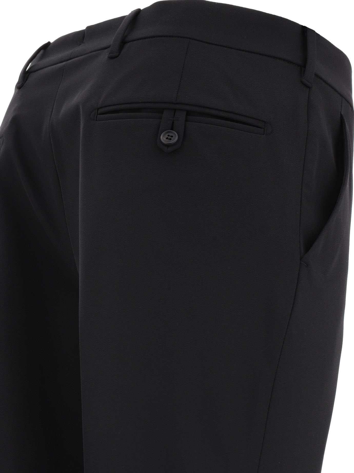 PRADA Black   Tecno stretch trousers